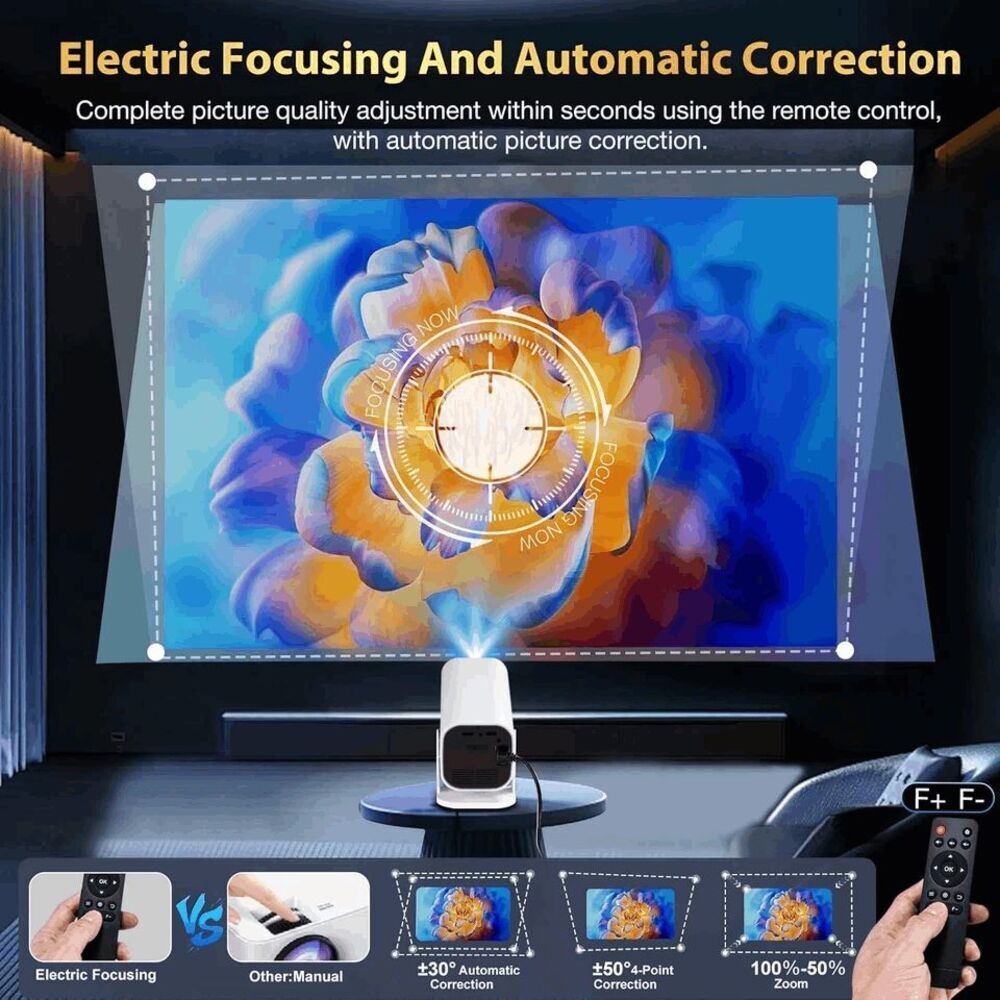 YGSKK Portable LED Projector - Picture 4 of 6